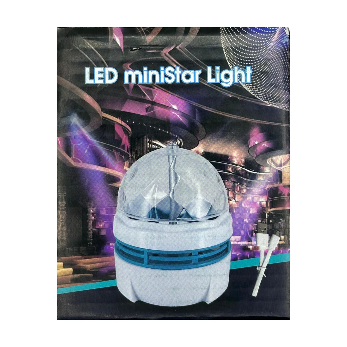 Mini Proyector Light Giratorio Luces De Colores