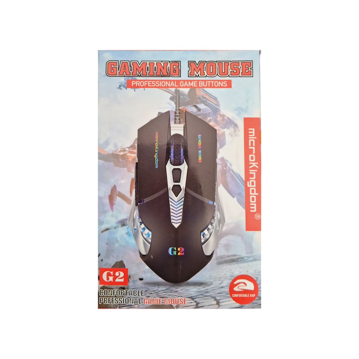 Mouse Gamer Luz Rgb Microkingdom G2