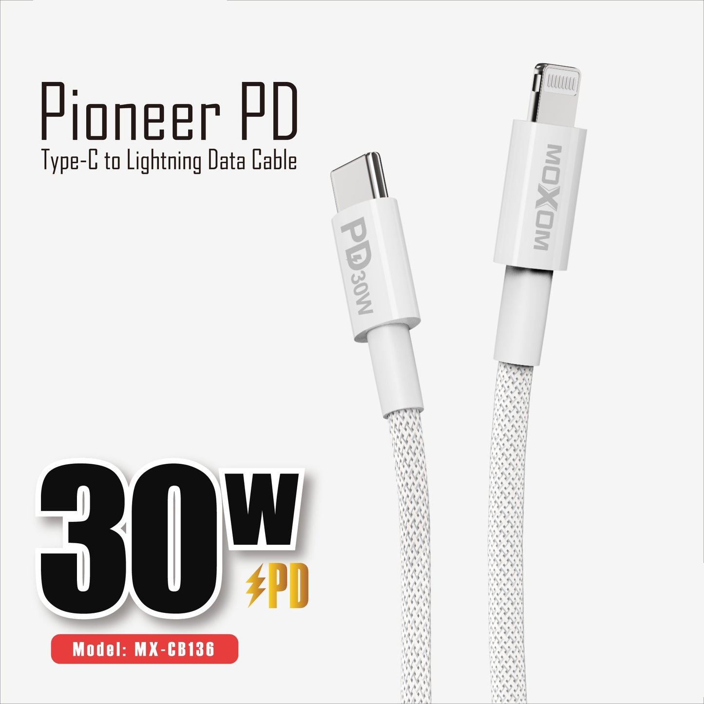Cable Usb C A Lightning iPhone Carga Rapida 30w