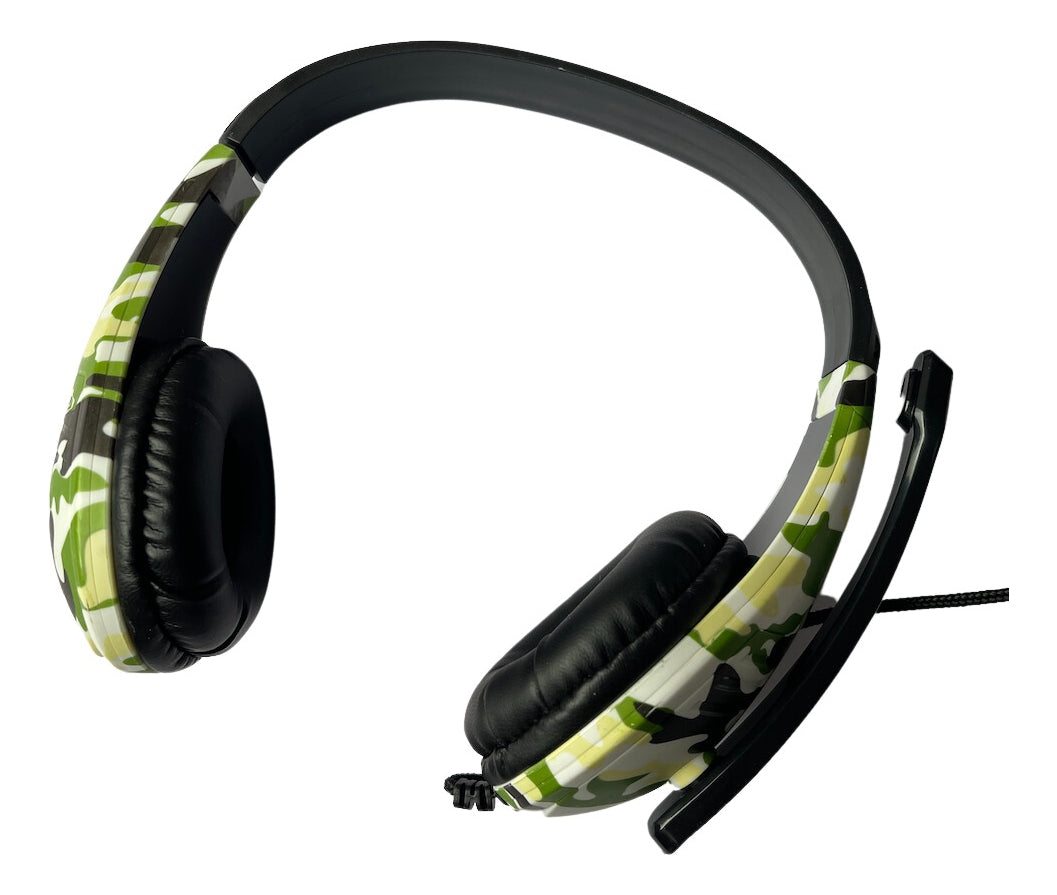 Audifonos Gamer Con Microfono para Ps4 - Xbox Camuflado