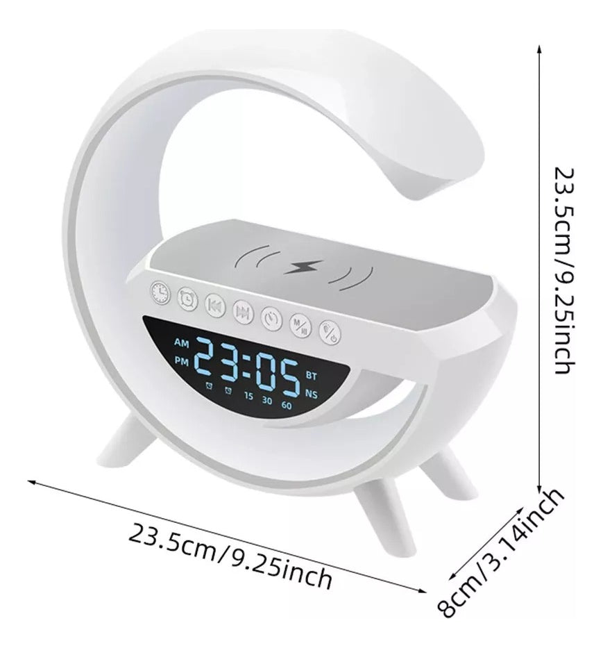 Lampara Altavoz Alarma Multifuncional Speaker Led Rgb