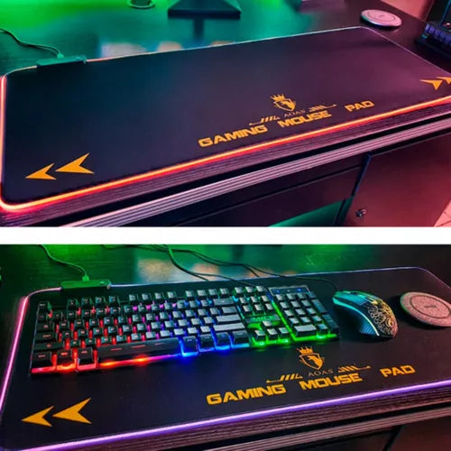 Mouse Pad Gamer Luz Rgb Aosa S4000