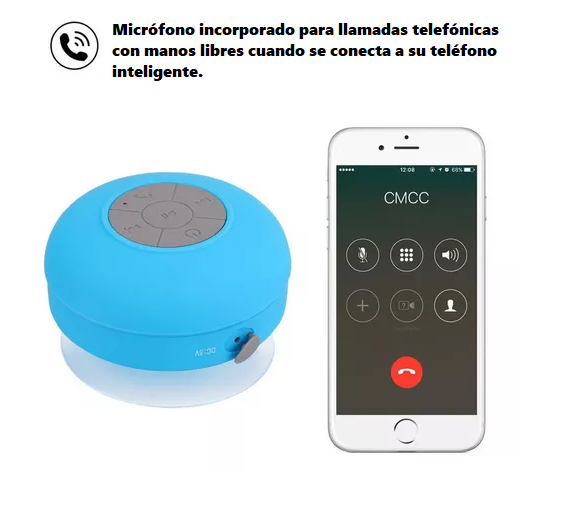 Parlante De Ducha Impermeable Bluetooth Irm