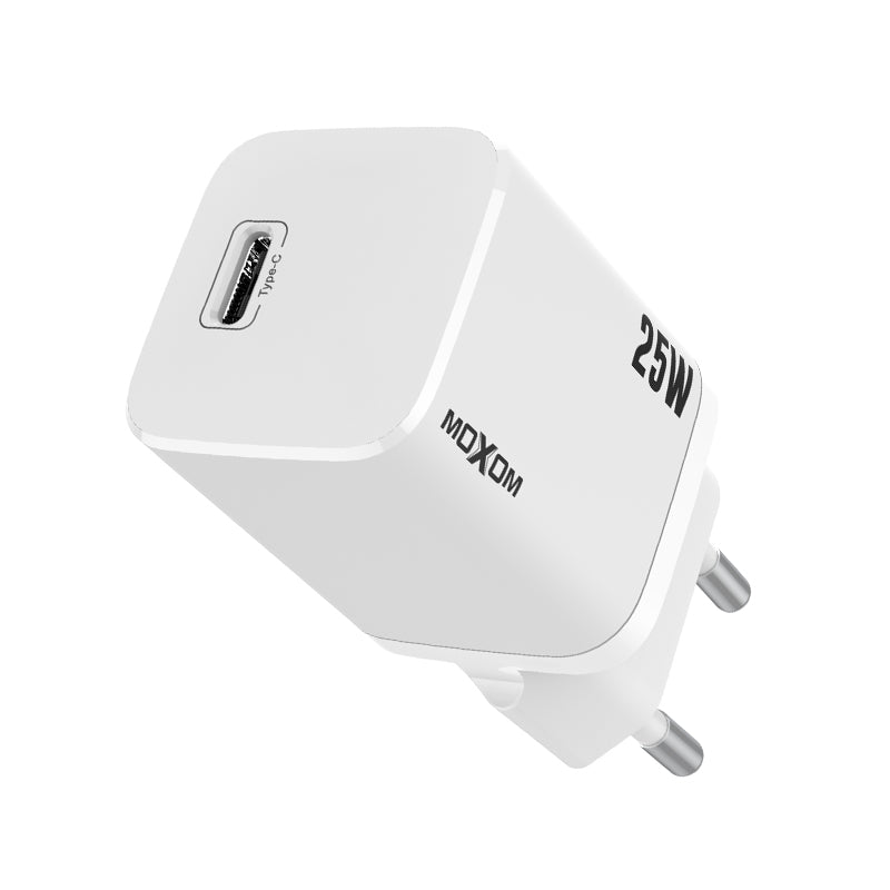 Adaptador De Pared Usb C Carga Rapida Moxom 25w