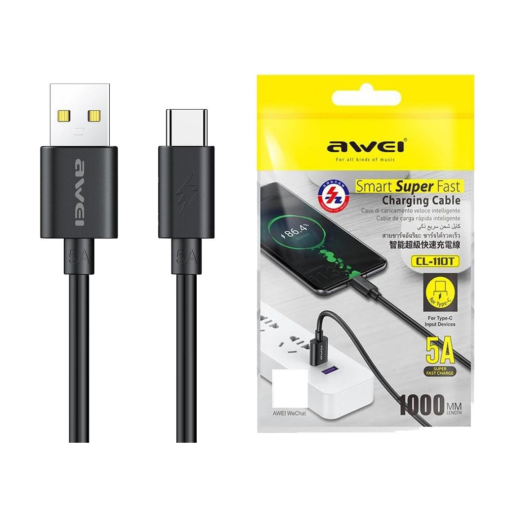 Cable Usb A Tipo C Awei Cl-110t 5a