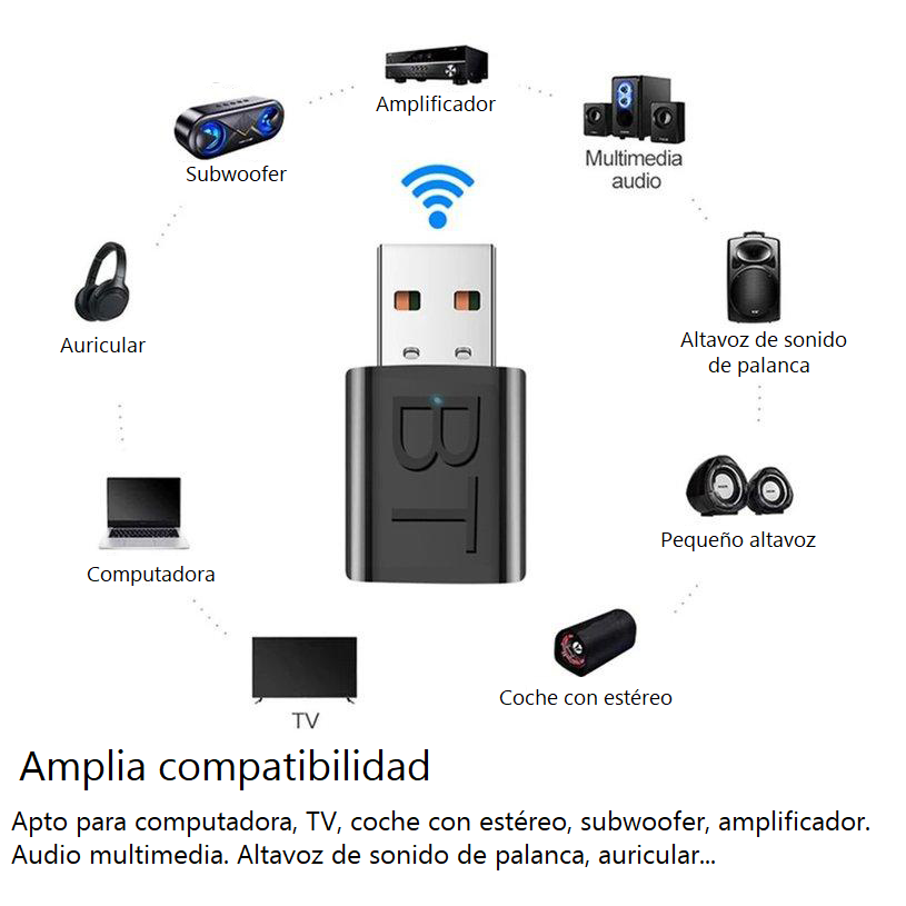 Adaptador Usb Bluetooth Transmisor Receptor Irm B16c