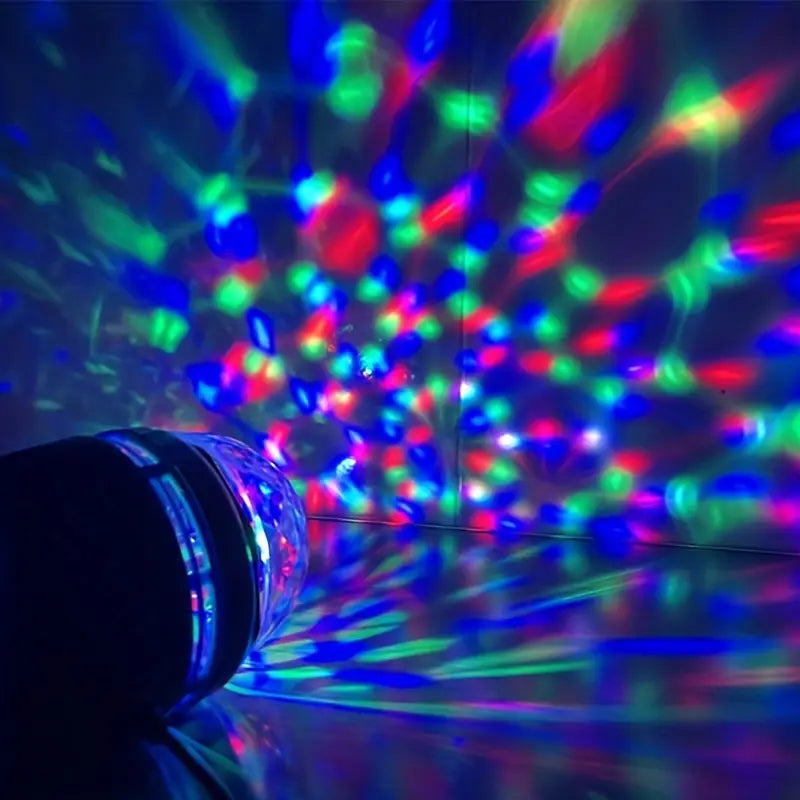 Mini Proyector Light Giratorio Luces De Colores