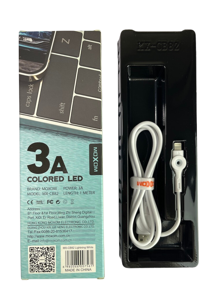 Cable De Carga Usb Lightning Carga Rapida RGB