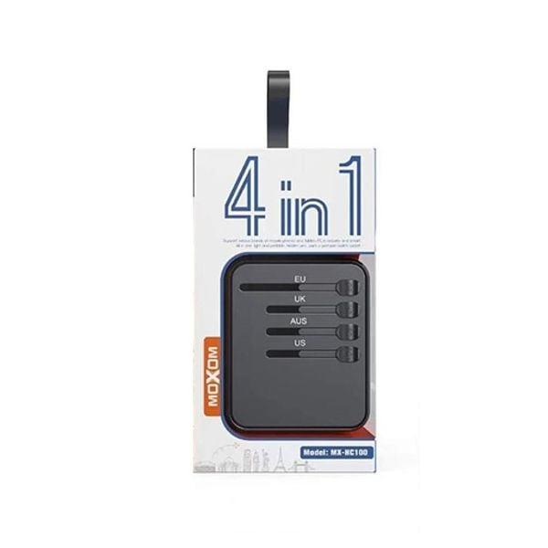 Adaptador Universal Usb para Viajes Moxom Mx-hc100