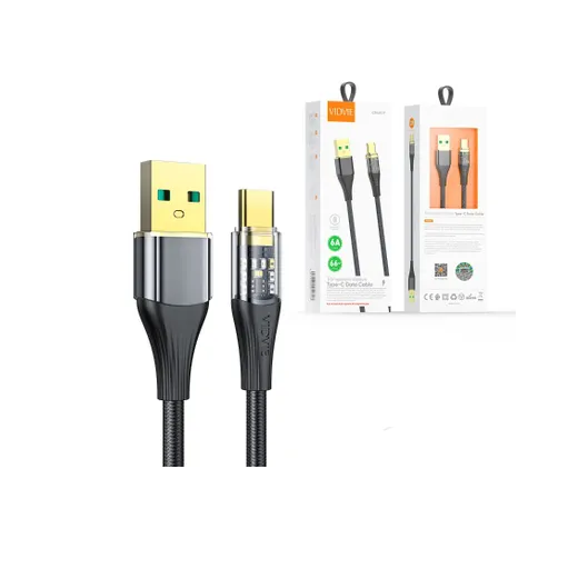 Cable Usb A Tipo C Vidvie Cb4017t 66w