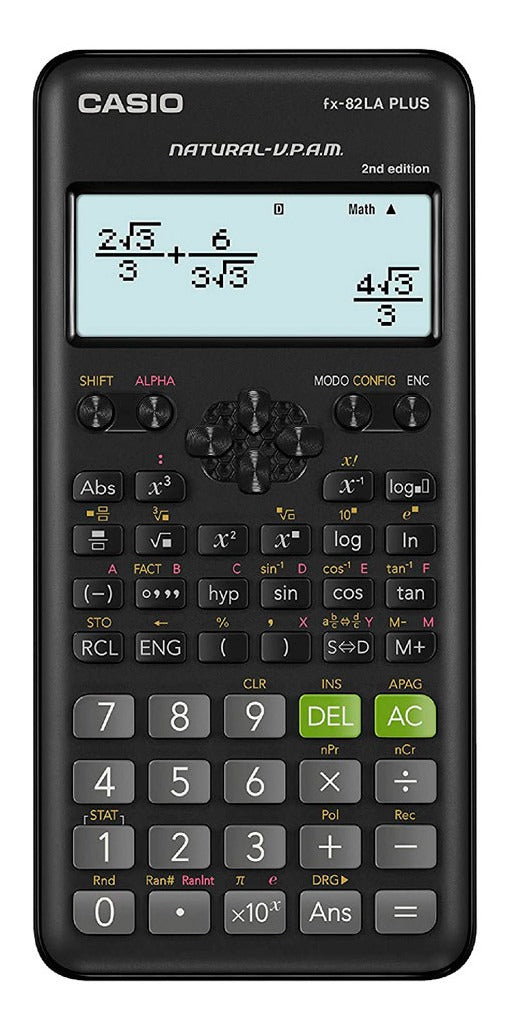 Calculadora Cientifica Casio FX 82LA Plus 2 Edicion 252 Funciones