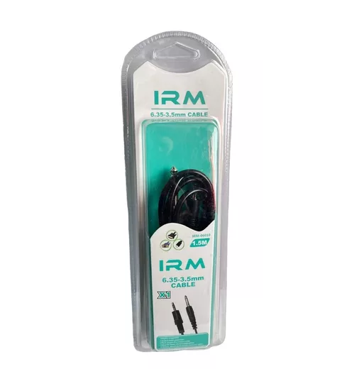 Cable De Audio Macho A Macho 6.35-3.5mm 1.5mtrs