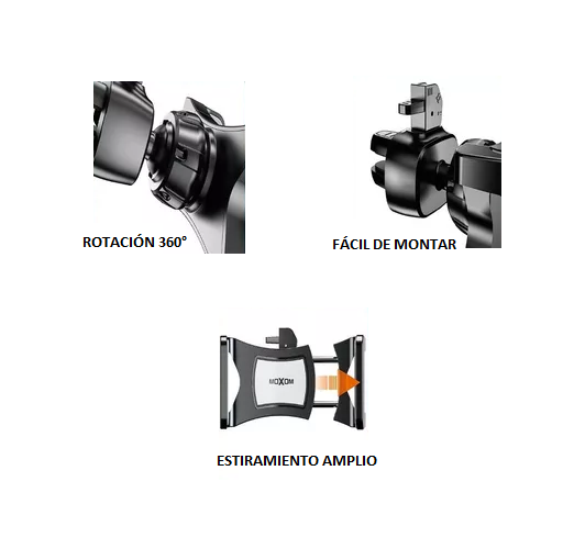 Soporte De Celular Auto Moxom Mx-vs32