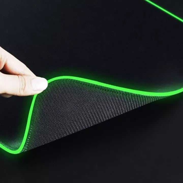 Mouse Pad Gamer Luz Rgb Glowing Cool