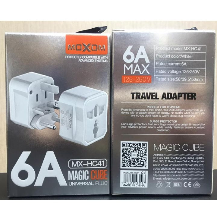 Adaptador Enchufe Universal para Viaje Todo En Uno Internacional