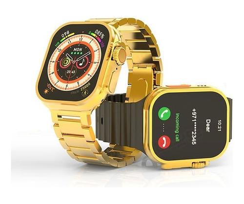 Reloj Inteligente X8 Ultra Max Gold Edition Dorado 49mm