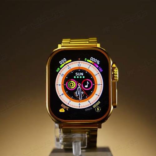 Reloj Inteligente X8 Ultra Max Gold Edition Dorado 49mm