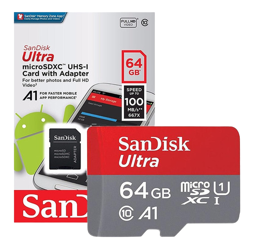 Tarjeta de memoria San Disk 64 GB